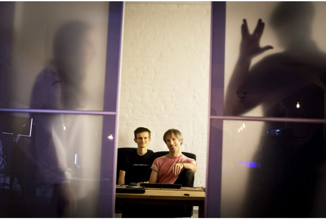 Ethereum founders Vitalik Buterin and Gavin Wood